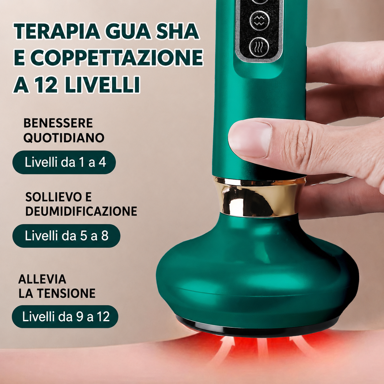 CelluDrain Pro Massaggiatore Elettrico Corpo Anti-Cellulite