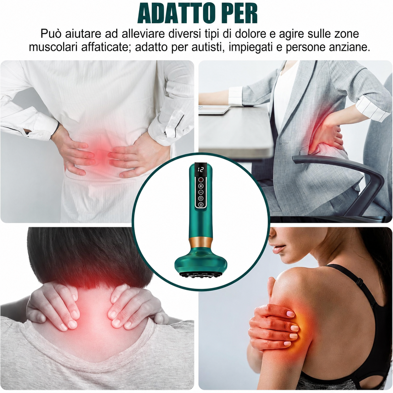CelluDrain Pro Massaggiatore Elettrico Corpo Anti-Cellulite