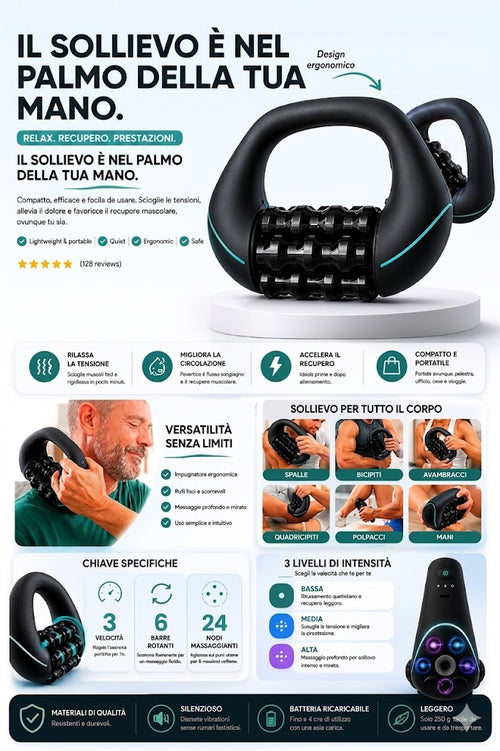BluRodeo™ RPM Mini – Massaggiatore Portatile